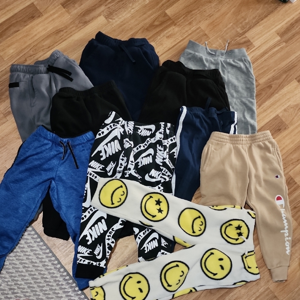 Boys Size 5 (5t, 4-5, S) Sweatpants- Nike, Champion, GAP, Granimals, Athletic Wo
